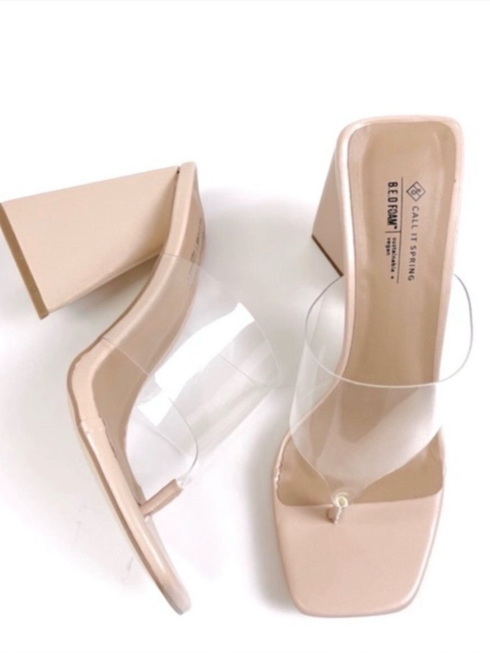 Call it Spring "Sorayaa" Thong Sandals BNWOT heels women NEW